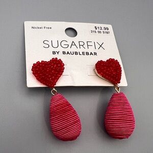 💗 Sugarfix by BaubleBar Heart Drop Earrings 💗